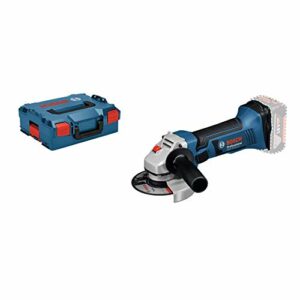 Bosch Professional 18V System Akku Winkelschleifer GWS 18-125 V-LI (Leerlaufdrehzahl: 10.000 min-1, Scheiben-Ø: 125 mm, ohne Akkus und Ladegerät, in L-Boxx)